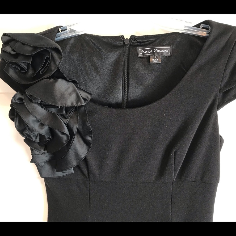 Jessica Howard Black Cocktail Dress
